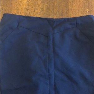 Navy business skirt